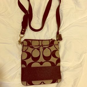 Coach over the shoulder purse